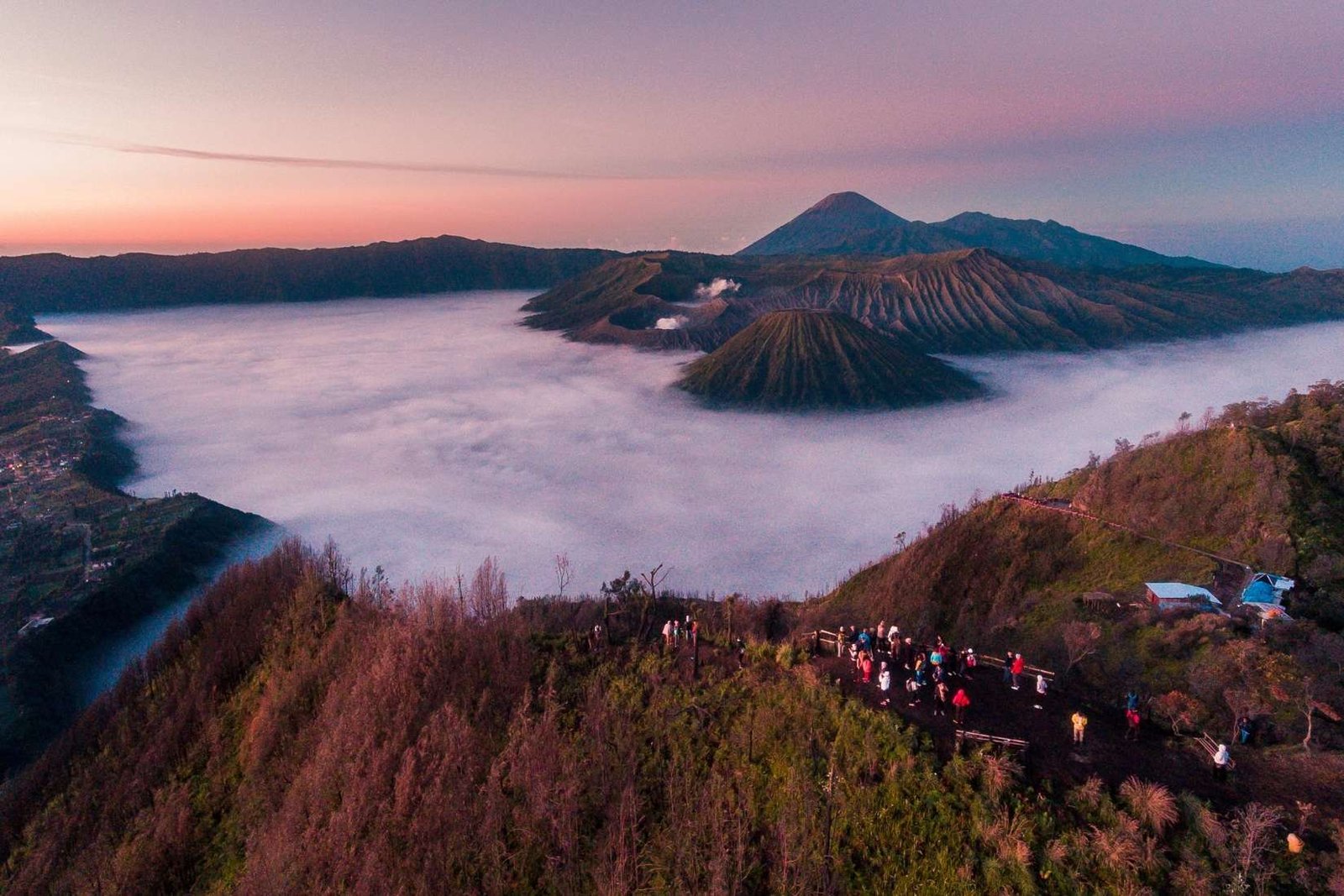 Mount Bromo volcanic landscape East Java