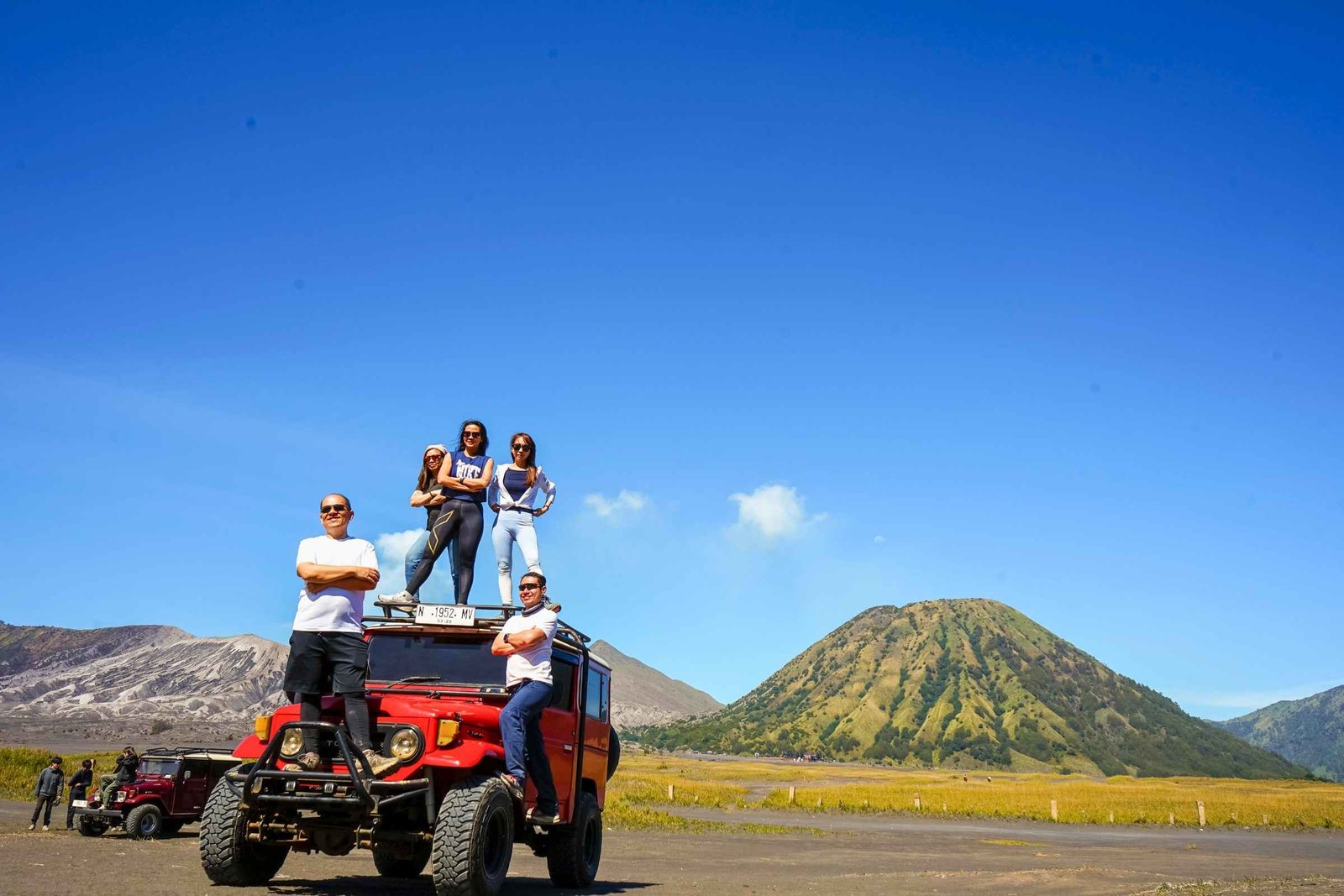 4WD jeep expedition during Mount Bromo sunrise tour in Bromo Tengger Semeru National Park