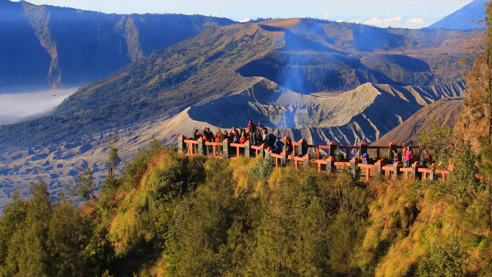 Mount Bromo Sunrise Tour Dramatic sunrise over the volcanic peaks of Mount Bromo in East Java